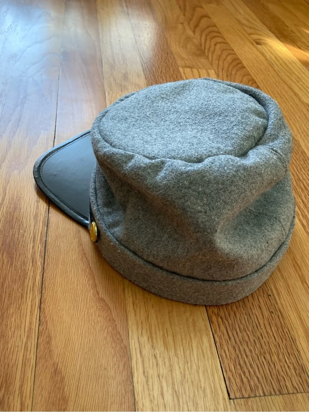Boy’s gray Confederate cap